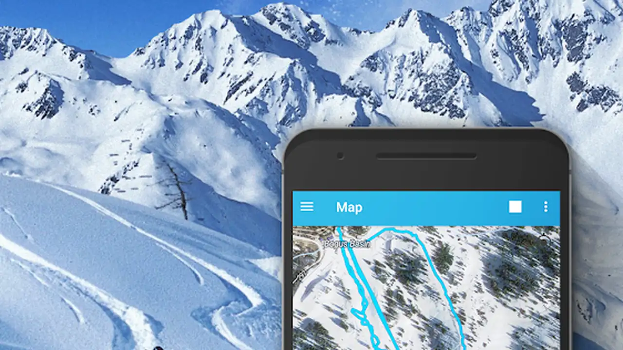 Close up on a plate of mashed potatoes, topped with baked pork chops with cream of mushroom soup, and a side of green beans.